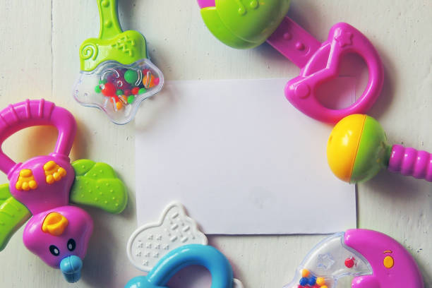 istock Baby rattle. Toys 868954548