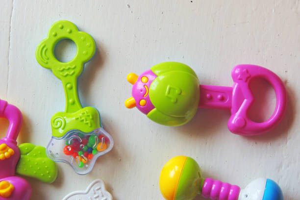 istock Baby rattle. Toys 868954550