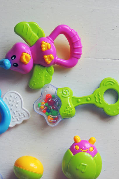 istock Baby rattle. Toys 868954552