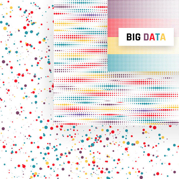 big-data. analyse von informationen - pattern information medium technology backgrounds stock-grafiken, -clipart, -cartoons und -symbole