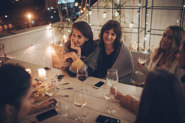istock Great wine, food and friends 868963322
