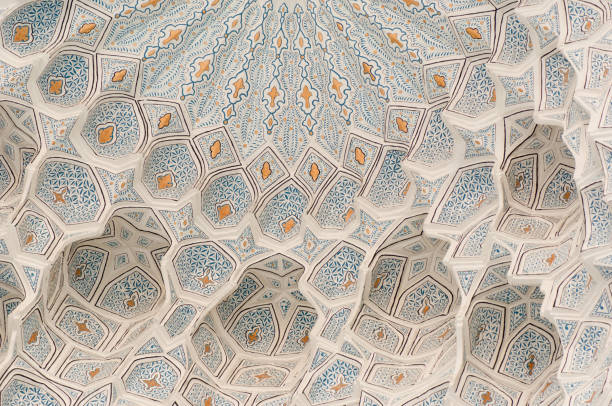 istock elements of ancient architecture of Central Asia 868967228