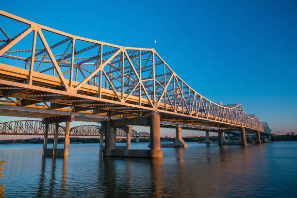 istock Iron vintage bridge in Louisville 868970966