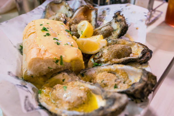 New Orleans Char-Grilled oysters