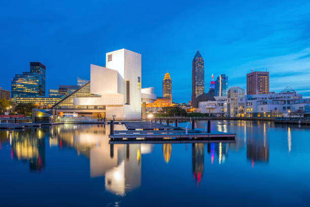 istock Downtown Cleveland skyline from the lakefront 868971296