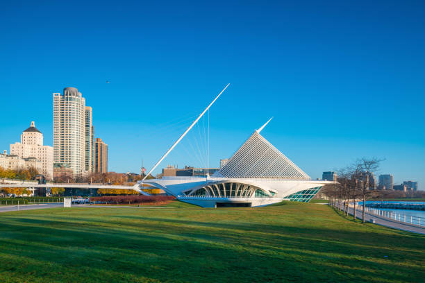 istock Milwaukee skyline in USA 868971446