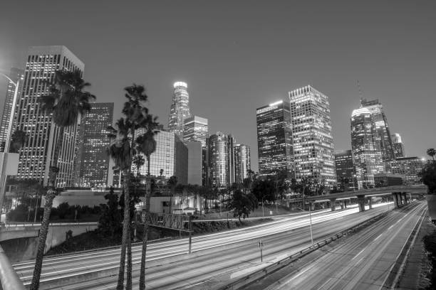 istock Downtown Los Angeles skyline during rush hour 868971850
