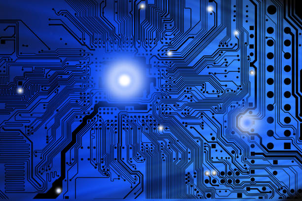 istock Computer motherboard or electronic circuit board close-up 868979812
