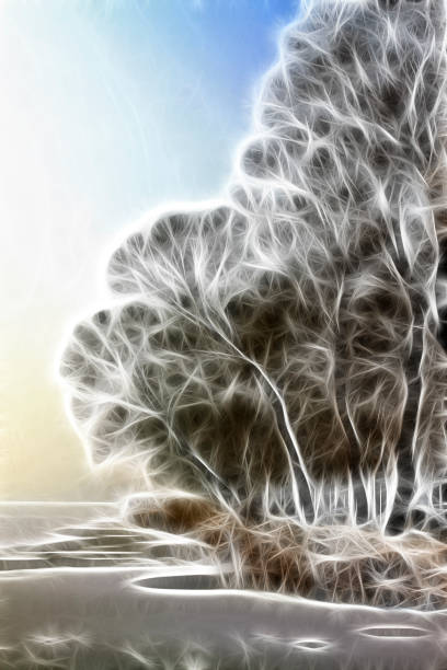 istock computer generated design, the trees in the nature, closeup of photo 868983122