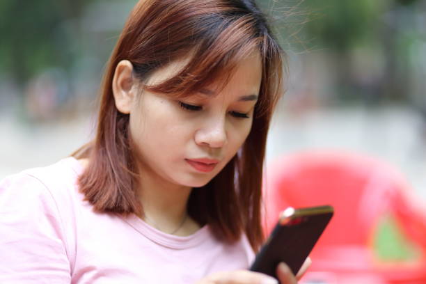 istock The woman using smartphone 868988586