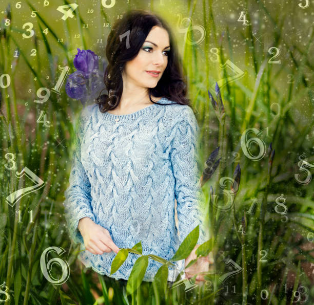 istock Woman and numerology 868992848