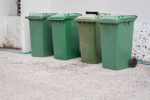 istock Green bins in the street 869009206