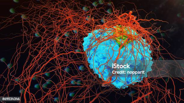 Cancer Cell Stock Photo - Download Image Now - Cancer - Illness, Cancer Cell, Tumor