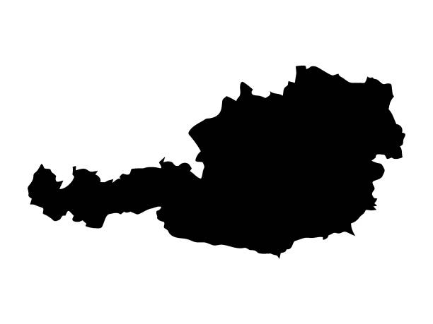 맵 of austria - scotland cyprus stock illustrations