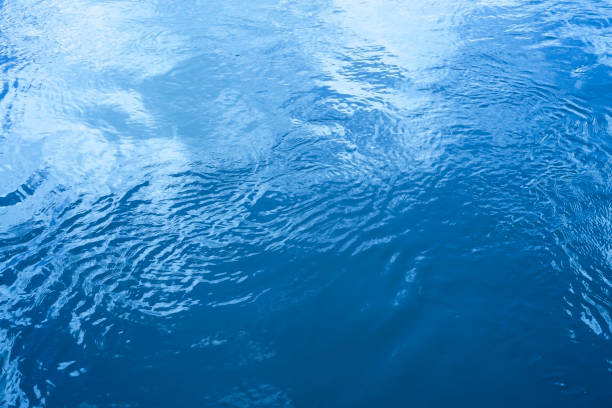 istock Abstract of reflective water surface background 869053588