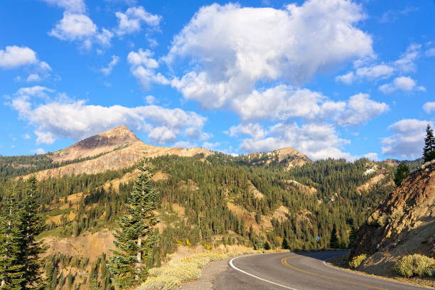 istock Diamond Peak along the Lassen Volcanic National Park Highway 869057046