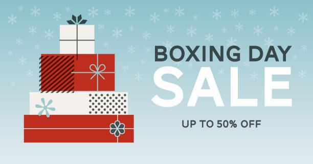 Boxing Day Sale advertisement - Illustration