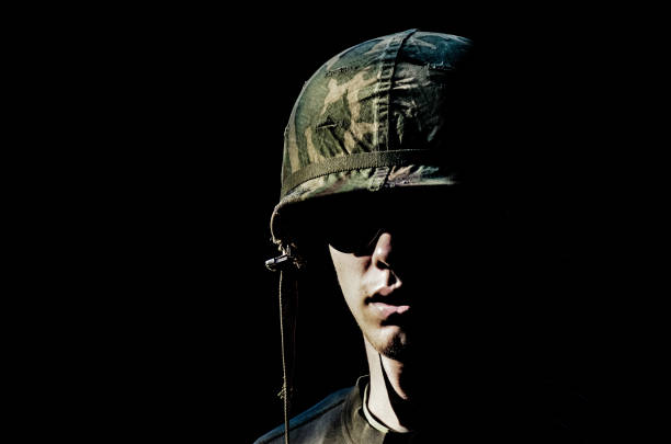 портрет солдата - us marine corps стоковые фото и изображения