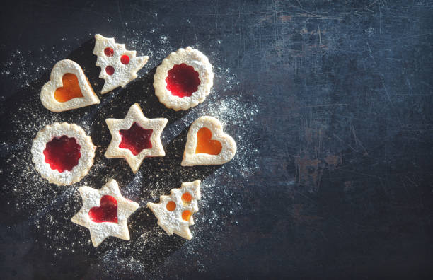 istock Colorful mixed Christmas cookies 869074832