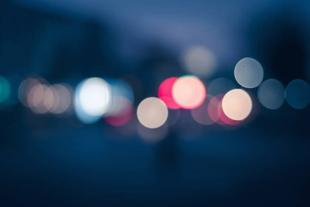 istock Bokeh blurring urban colours concept. 869085028