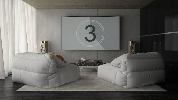 istock Interior of modern design room 3D rendering 869085074