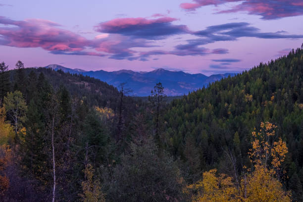 istock Sunset in the mountains surrounding Panorama, British Columbia, Canada 869105926