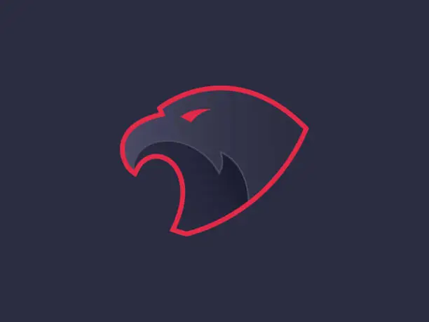 Vector illustration of Eagle head icon
