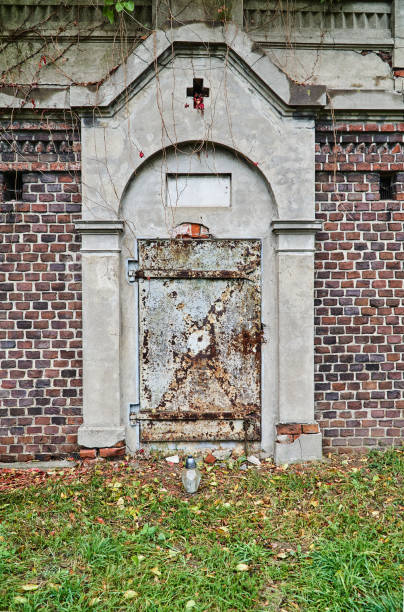 istock tombstones on Cemetery during the autumn 869118200
