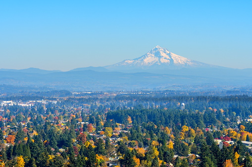 Mount Hood from Rocky Butte, Oregon