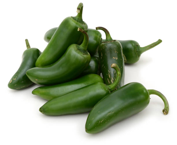istock green jalapeno peppers isolated on a white background 869138630