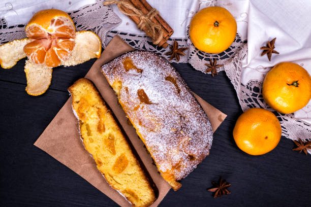 istock tangerine pie sprinkled with powdered sugar 869138726