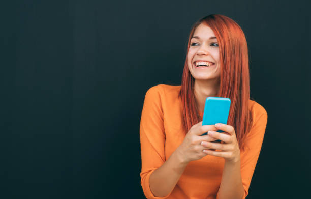 istock Woman texting on the phone 869148856