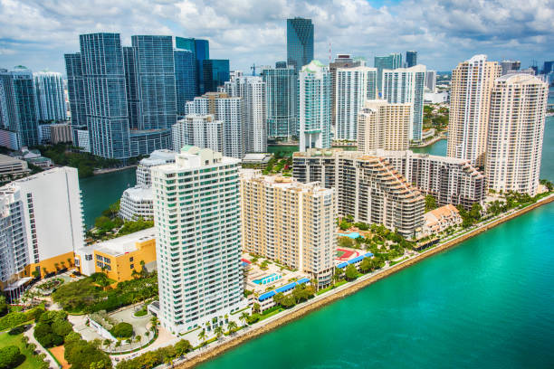istock Miami's Brickell Key Aerial 869149102