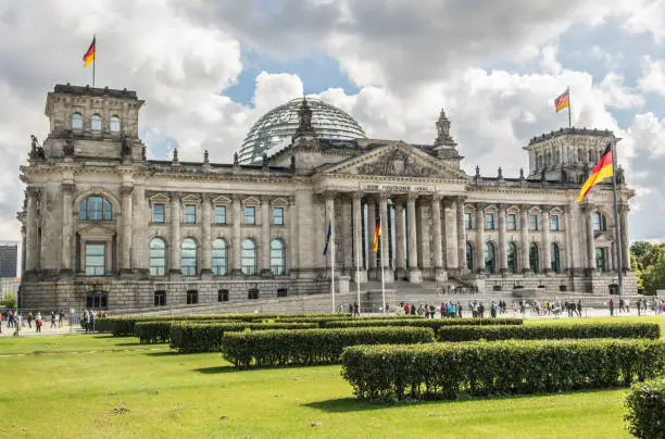 German parliament building (Reichstag) in Berlin, Germany