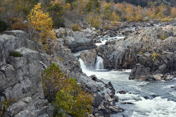 istock Whitewater rapids flow through rocky stretch of river 869181852
