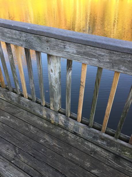 istock Pier on a lake in autumn 869182290