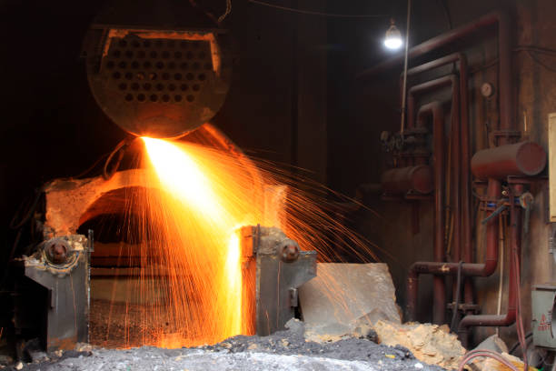 istock The workshop welder cuts metal 869185906