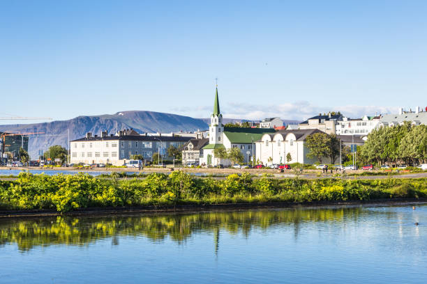 istock Reykjavic skyline on a sunny summer day, Iceland 869191966