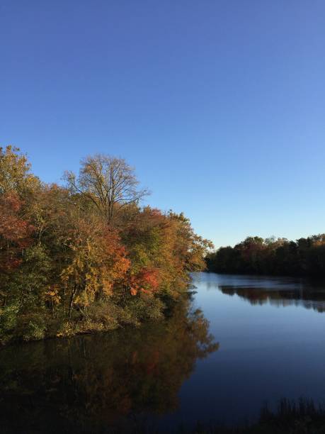 istock Autumn by the lake 869192276