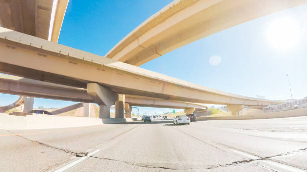 istock Driving south on Interstate highway I25. 869192658