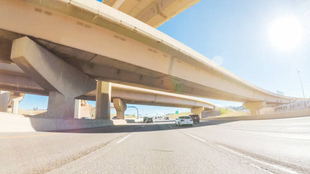 istock Driving south on Interstate highway I25. 869192660