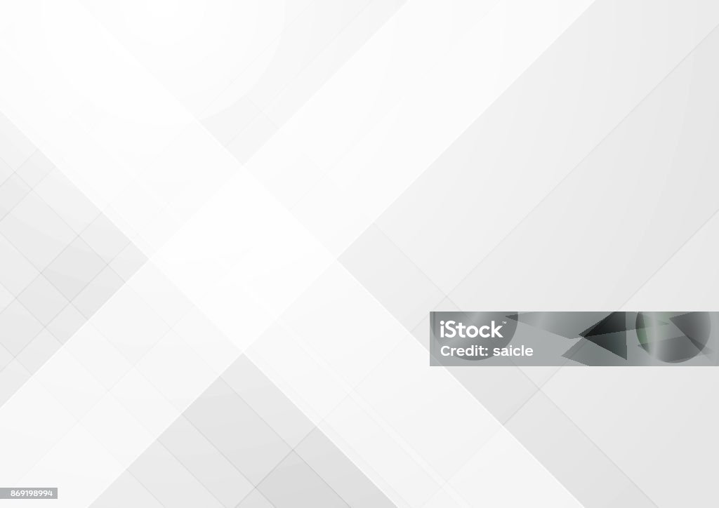 Abstrakte leichten grauen Tech geometrischen Hintergrund - Lizenzfrei Grauer Hintergrund Vektorgrafik