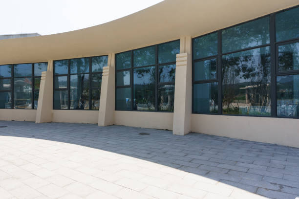 istock Architecture details, Modern Building Glass facade 869218352