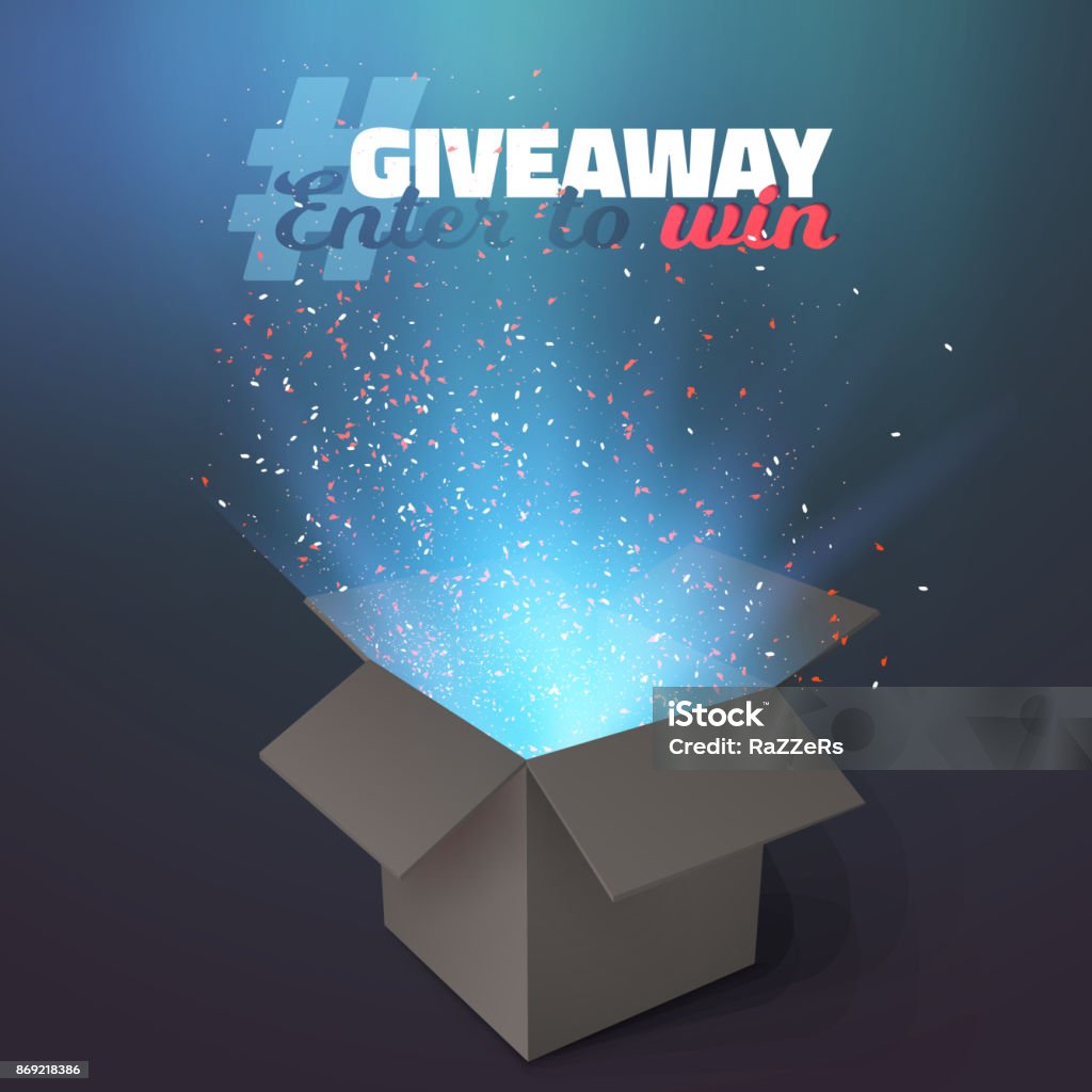 Envelope Premiado Vector Box Giveaway Competition Template Stock Illustration - Download ...