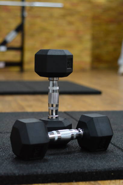 istock Dumbbells Weight Lifting Gym 869229160