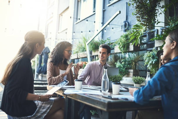 istock Productive meetings done over a cup of coffee 869239084
