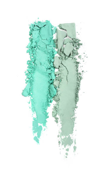 istock Smear of crushed green eye shadow 869245584