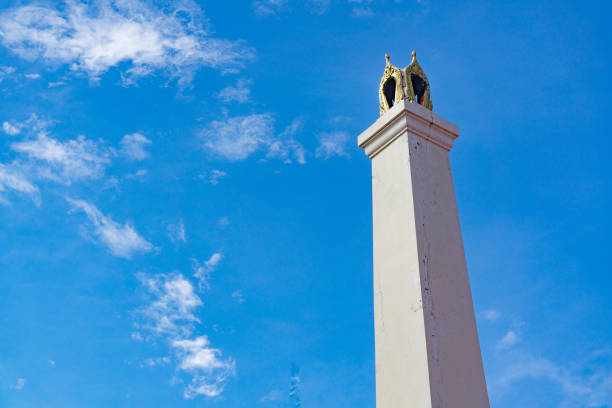 istock Top of crematory in thai style and blue sky 869250492