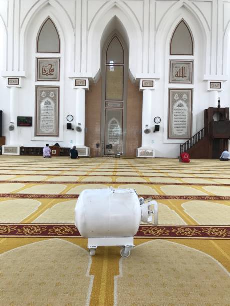 istock mosque tubes for people's donations 869250758