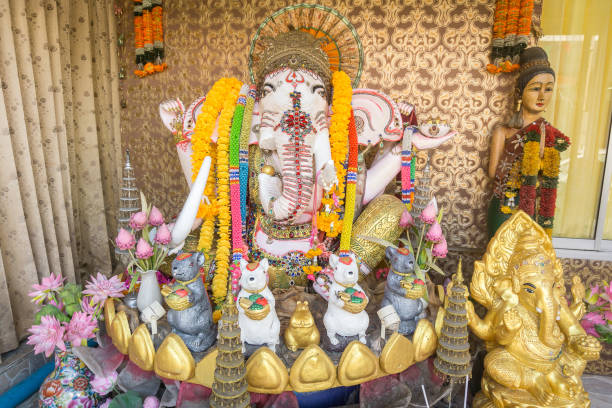 Ganesha altar for worship in Thailand